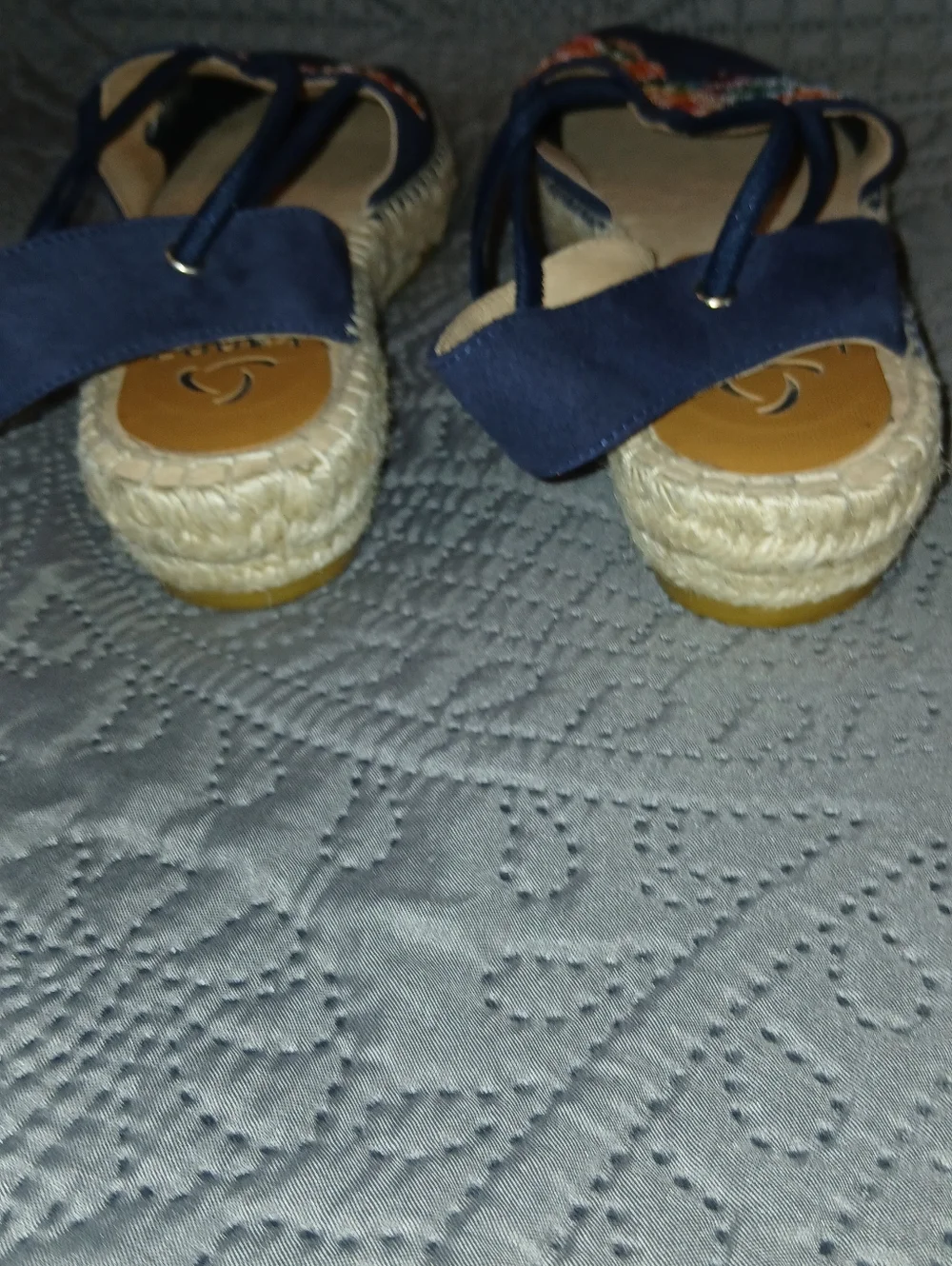 Kanna Tropical Wedge Espadrilles Womens 11 Resortwear Vacation Cruise Summer - Picture 5 of 5